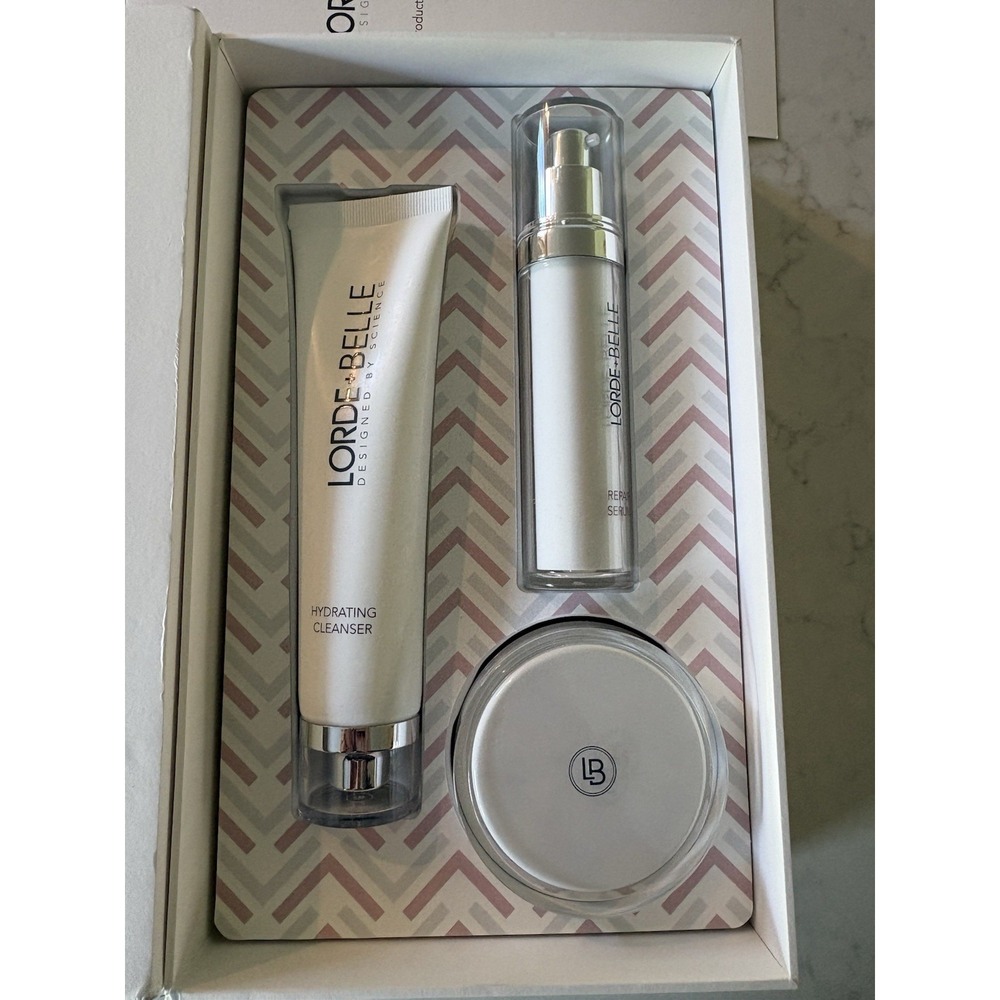 Lorde + Belle 3 Piece Anti Aging Skin Care Regimen NEW NIB‎ MSRP $199